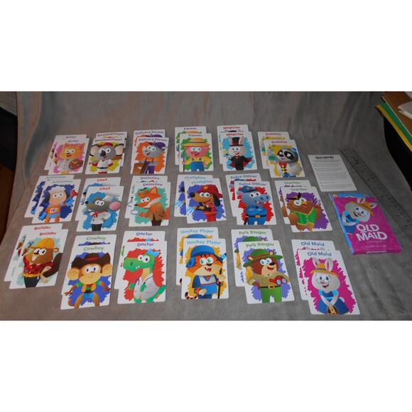 2019/2022 Clever Factory Card Game Lot: Old Maid & Crazy Eights 8's - Picture 3 of 6